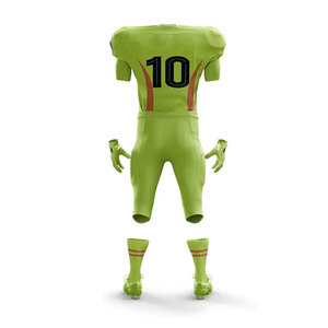 Vente en gros d'usine, uniforme de football américain pour hommes en polyester, respirant, séchage rapide, tailles plus grandes, ensembles personnalisables, couleur et logo - Product Image 2