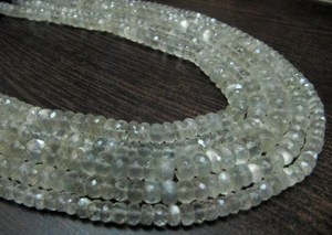 ลูกปัดหินจันทราธรรมชาติขนาด4ถึง7มม. ยาว7นิ้ว - Product Image 4