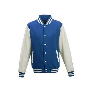 Nouvelle étiquette personnalisée logo manches en cuir broderie décontracté hommes blouson aviateur léger américain de baseball veste pour hommes - Product Image 5