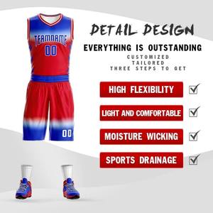 Fabricants d'uniformes de basket-ball de haute qualité Vêtements professionnels et tenues d'entraînement Kits de vêtements d'équipe sublimés respirants - Product Image 4