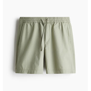 Pantalones cortos ajustados regulares de algodón de color verde para hombre, con estilo, para correr, gimnasio, verano, novedad - Product Image 1