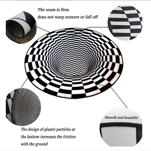 พรมกำมะหยี่คริสตัลลายสามมิติแบบกำหนดเอง พรมปูพื้นขนาดใหญ่แบบเต็มผืน พร้อมแผ่นรองกันลื่นสำหรับโรงแรมหรูและวิลล่า - Product Image 6