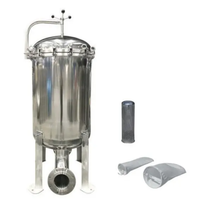 Nouveau boîtier de filtre multi-sacs en acier inoxydable SUS316L pour l'élimination de la levure de bière avec filtration de 5 microns