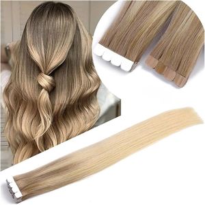 APOGROUP Mini Extensions de Cheveux Vierges Vietnamiens Remy à Bandes Adhésives, Cuticules Alignées, Lisses Naturels, 100g/paquet, Toutes Couleurs Adaptées - Product Image 6