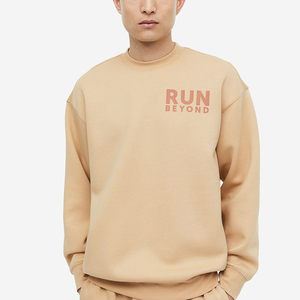 เสื้อสเวตเตอร์ผ้าฝ้ายสำหรับผู้ชายเสื้อวอร์มคอกลมออกแบบได้ตามที่ต้องการ - Product Image 1
