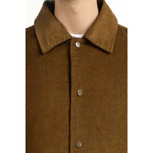 Chaquetas Casuales de Cuero Genuino para Otoño, Reversibles con Corduroy, Impermeables, Bordadas, MN-JKT-WS25-112, Corte Regular - Product Image 3