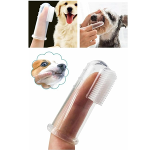 Cepillo de Dientes de Silicona para Mascotas, Limpiador de Lengua y Encías para Cachorros y Perros - Product Image 1