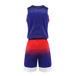 Ensembles de maillots de basket-ball d'été confortables, de haute qualité, respirants, avec logo personnalisé et tissu doux - Product Image 2