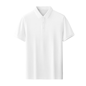 Camiseta Polo de Manga Corta con Solapa de Alta Gama con Diseño de Logotipo Personalizado OEM para Hombre, Camiseta Polo de Algodón Mercerizado de Lujo Ligero para Hombre - Product Image 4