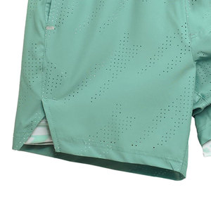 กางเกงขาสั้นออกกำลังกายแบบแอคทีฟผู้ชายน้ำหนักเบาผ้าใยสังเคราะห์กระเป๋าเอวยางยืดแห้งเร็ว - Product Image 5