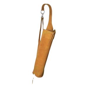 Haute qualité vache daim cuir tir à l'arc dos carquois bandoulière réglable pour la chasse pakistanais flèche équipement accessoire - Product Image 1