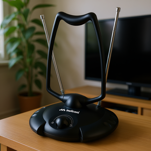 Antena Digital Terrestre Meliconi DVB-T T2 Negra 881001 USB Recepción de TV Interior - Product Image 3