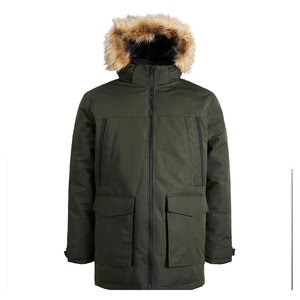 Best Selling <b>Men's</b> Coated Parka <b>Jackets</b> High Quality <b>Lightweight</b> Outdoor Fashion Breathable Stand Collar Front Zipper Autumn - Product Image 2