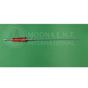 Ciseaux à forceps pour chirurgie cardiaque, à mâchoires angulées à 45 degrés vers le haut, en acier inoxydable, réutilisables, longueur de travail 25 cm - Product Image 2
