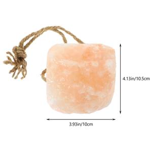 Animal Lick Salt <b>Block</b> with Carved Flower Design Livestock Pets Hanging Licking Food Safety Supplies for Pets - Product Image 3
