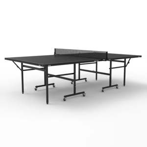 Table de tennis de table d'intérieur Stag Iconic Era 150, taille standard, cadre en acier premium, surface de 18 mm, pliable, moderne - Product Image 1