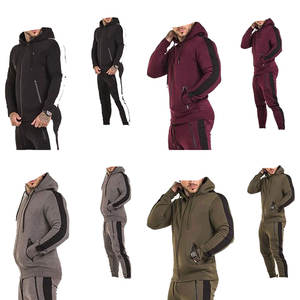 Chándal de dos piezas para gimnasio, conjunto de fitness con Sudadera con capucha y joggers, lo último en moda, perfecto para entrenar al aire libre y trotar - Product Image 6