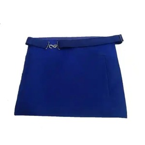 Masonic Regalia Máquina Delantal bordado Diseño personalizado Bordado Delantal masónico con cuello y guantes - Product Image 3