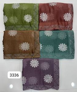 เสื้อเบลาส์ผ้าชีฟองสำหรับผู้ใหญ่ผ้าโปร่งทำจากผ้าโปร่งบางสไตล์อินเดียสำหรับใส่วิ่ง - Product Image 3