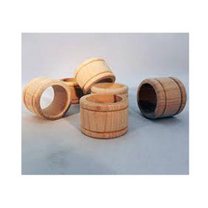 Rond de serviette en bois le plus précieux Porte-serviettes de finition naturelle pour mariages hôtels Décoration de table exquise Pièce maîtresse - Product Image 3