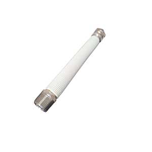 Tuyau flexible en PVC HM pour chauffe-eau MF 1/2" blanc enduit, longueurs extensibles 130-420 mm, résistant - Product Image 2