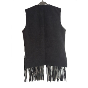 Gilet en cuir pour femme, tendance, personnalisé, en cuir d'agneau véritable, respirant, coupe-vent, best-seller, OEM - Product Image 3