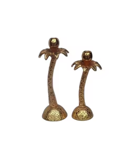 Portavelas LARGO DE Metal de diseñador de lujo, candelabro para decoración del hogar y la boda, artesanías indias hechas a mano, superventas - Product Image 1