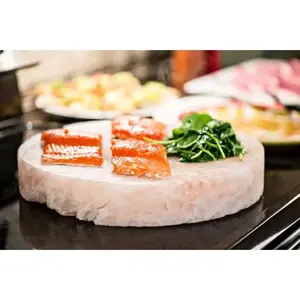 Plaques de cuisson de forme ronde de sel de l'Himalaya 4-5 kg Plaques de cuisson de forme ronde de sel rose de l'Himalaya naturel en gros - Product Image 5