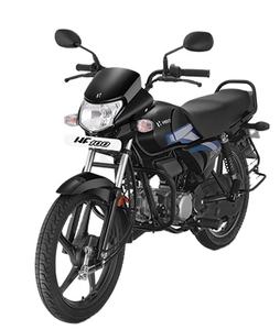 Moto HF Deluxe Or Noir XSens Technologie Moteur coupé à l'automne Béquille Latérale Moteur d'Inde - Product Image 2