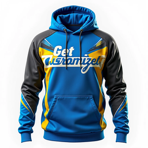 Sudaderas con Capucha Extra Grandes de Forro Polar para Hombre, Duraderas, Sublimadas, Mezcla de Algodón, Ecológicas, Personalizables, Ropa Casual de Calle - Product Image 4