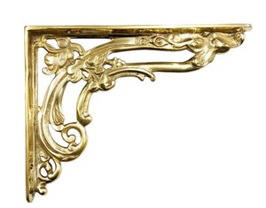 Gold Coating Solid Brass Hot Selling Wall <b>Brackets</b> Supporting High Quality Metal <b>Brackets</b> Elegant for Home Hotel Decor Usage - Product Image 5