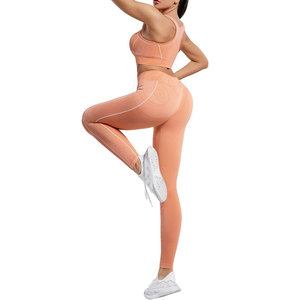 ชุดเล่นโยคะสำหรับผู้หญิงดีไซน์ใหม่ชุดเล่นยิมทำจากวัสดุที่ดีที่สุด - Product Image 3