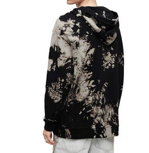 Sudadera con Capucha para Hombre, Estilo Urbano, Resistente al Viento, Transpirable, 100% Algodón, Teñido Liso, Tie Dye, Invierno, Alta Calidad, Hecho en Fábrica - Product Image 5