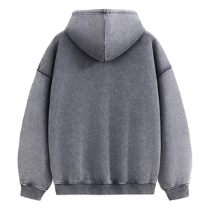 Nouveaux sweats à capuche personnalisés avec logo délavé à l'acide, 100% coton, hiver, écologiques, coupe-vent, séchage rapide, couleur et design personnalisés - Product Image 2