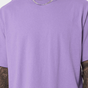 T-shirt surdimensionné en coton éponge 100% pour hommes, vêtements personnalisés de haute qualité, impression numérique, écologique, respirant - Product Image 6