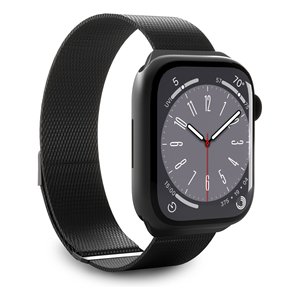 สายนาฬิกา Apple Watch สีดำแบบ Milanese โดย Pumila - Product Image 5