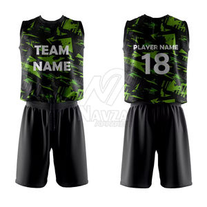 Concevez votre propre tenue de sport unique, uniforme de volley-ball 100% polyester, uniforme de volley-ball pour hommes - Product Image 3