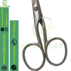 Tijeras de uñas para mano izquierda, tijeras de uñas clásicas y tijeras para cutículas para uñas de dedos de manos y pies, hechas con acero inoxidable - Product Image 3