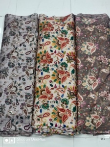 Recién llegado, estampado con Secuencia de trabajo, tela de seda crepé para mujer, tela estampada a precio asequible - Product Image 2