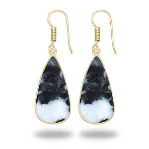 Pendientes de Turquesa con Forma de Búfalo, Joyería Fina de Moda, Chapados en Oro de 18k, Joyería Hecha a Mano al por Mayor para Mujer - Product Image 5