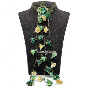 İğne Oyası Fular Kolye Exclusivo Verde Deniz Collares Accesorio de moda - Product Image 1