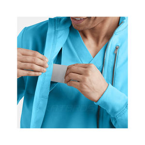 Veste de Scrubs Médicales Premium en Gros – Dernière Collection OEM Personnalisée de Haute Qualité – Uniforme de Scrubs Professionnel sur Mesure - Product Image 5