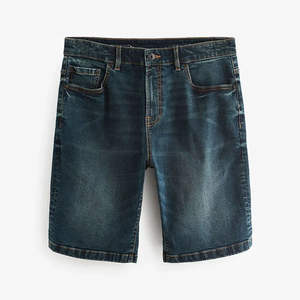 2026 Top Quality <b>Men's</b> Casual Denim Jeans <b>Shorts</b> Customizable Streetwear for Outdoor Use-Boys' Fashion OEM Service Solid <b>Pattern</b> - Product Image 3
