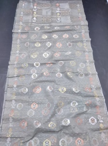 Nouvelle Arrivée Deshi Dhakai Jamdani Sharee Qualité Exportation pour Femmes JAMDANI TISSU ROUGE VERT Bleu Doré du Bangladesh - Product Image 3