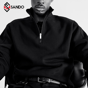 Unisex 100% algodón 360GSM polar de gran tamaño Sudadera con capucha personalizada Vintage ácido lavado francés impreso diseño Streetwear sol sudadera hombres - Product Image 6