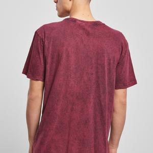 Wholesale Men's Summer Acid Wash <b>Tshirt</b> 100% Cotton Casual Oversized Jersey Custom Design Half Sleeves Street Wear - Product Image 3