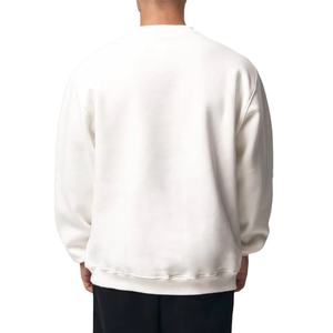 Sweat-shirt à col rond brodé de haute qualité pour homme, sweat-shirt unisexe, logo personnalisé, 100% coton, sweat-shirt à col rond vintage vierge - Product Image 4