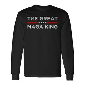 Camiseta de Manga Larga Maga King, Ideal para Promociones, Disponible en Tallas Comprimidas y Grandes - Product Image 1