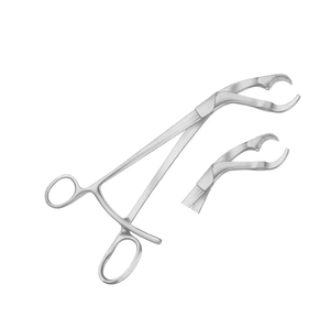 Lambert Lowmann 2x2 Puntas Abrazadera de hueso de acero inoxidable 22cm Instrumento de cirugía médica de potencia manual por IMANS - Product Image 2