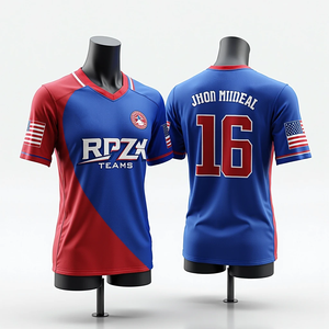 Camisetas deportivas impresas personalizadas para hombre, camisetas de softbol, baloncesto, fútbol, pesca, cuello redondo transpirable, ropa deportiva de secado rápido - Product Image 2